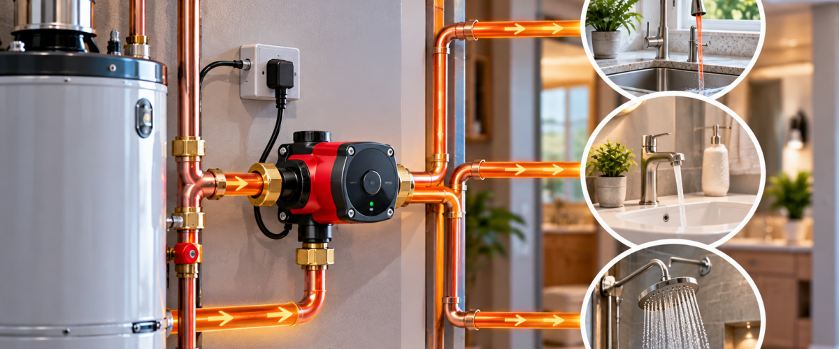 5 Hot-Water Recirculation Systems for Homes Without a Return Line (2026)