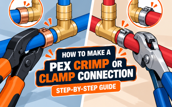 How to Make a PEX Crimp or Clamp Connection (2026) — Step-by-Step Guide