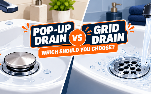 Pop-Up Drain vs Grid Drain: Which Should You Choose?